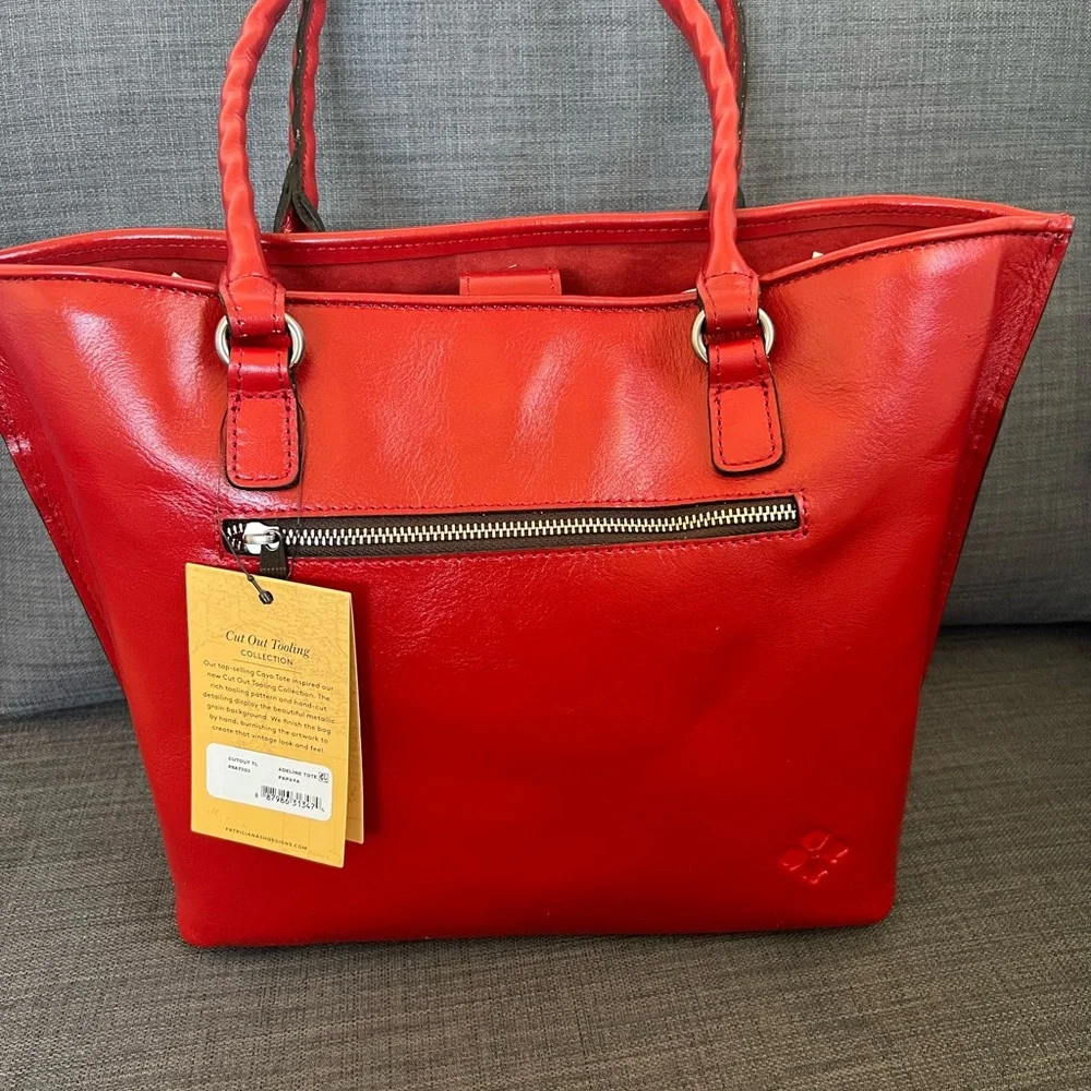NWT PATRICIA NASH ADELINE TOTE HANDBAG TOOLED LEATHER - Picture 6 of 12